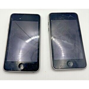 Apple iPod Touch Lot of 2 - A1288 & A1288 8GB Need New Batteries - Not Cracked